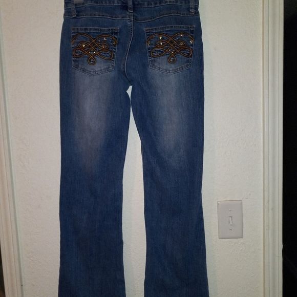 SOUTHPOLE SIZE 9 FLARE/BOOTCUT JEANS - Picture 7 of 10
